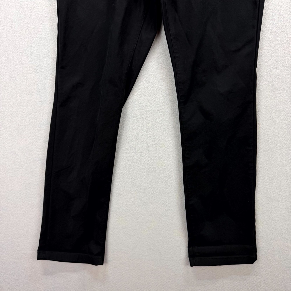 Old Navy Ultimate Tech Slim Pants Men 34x32 Black Golf Built-In Flex Straight - Picture 3 of 13